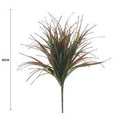 Artificial Brown Tipped Grass Plant UV Resistant 35cm V637-1016083