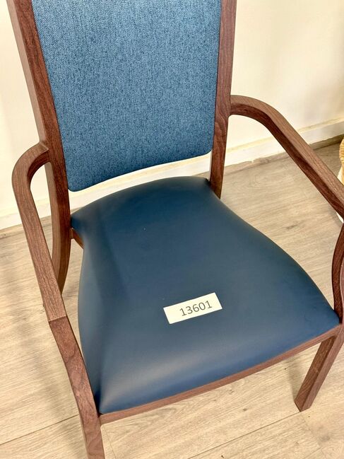 Harvey Dining Chair Stackable w Faux Leather Seat 95cm V637-13601