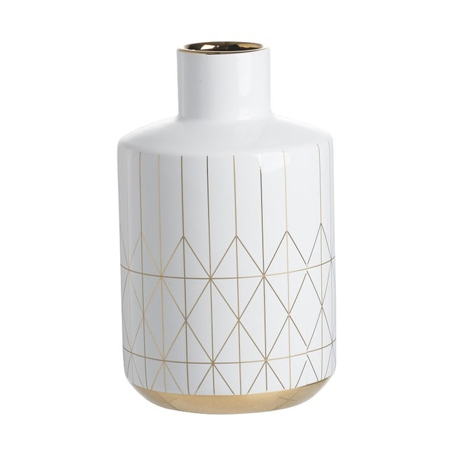 Tall Geo Vase 25cm V637-20810