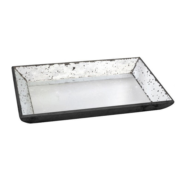 Antique Mirror Rectangular Tray 51cm V637-20846