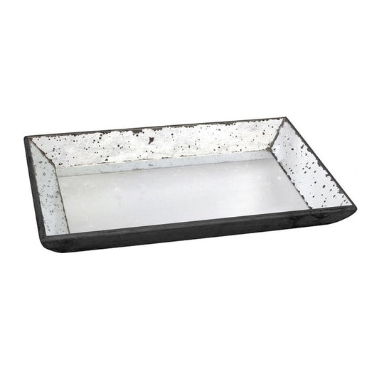 Antique Mirror Rectangular Tray 51cm V637-20846
