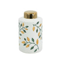Tall Botanical Lidded Jar 41cm V637-20951