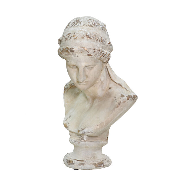 Artemis Bust w Distressed Finish 66cm V637-20986