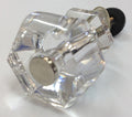 Set of 6 Acrylic Door Handle Indoor Kitchen Knob 5cm V637-44027