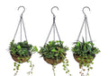 Set 3 Artificial Hanging Succulents 38cm V637-AFL24484