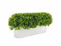 Artificial Grass in Oval Tin Pot 45cm V637-AFL29803