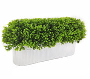 Artificial Grass in Oval Tin Pot 45cm V637-AFL29803