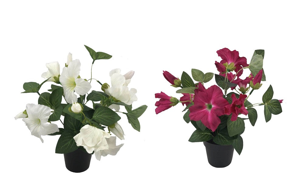 Set 2 Artificial Flower in Pot Assort 30cm V637-AFL30659