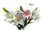 bulk 24 Artificial Lily 2 Heads Assort 84cm V637-AFL30680