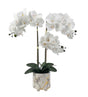 Artificial Orchid in Marble Ceramic Pot 55cm V637-AFL30729