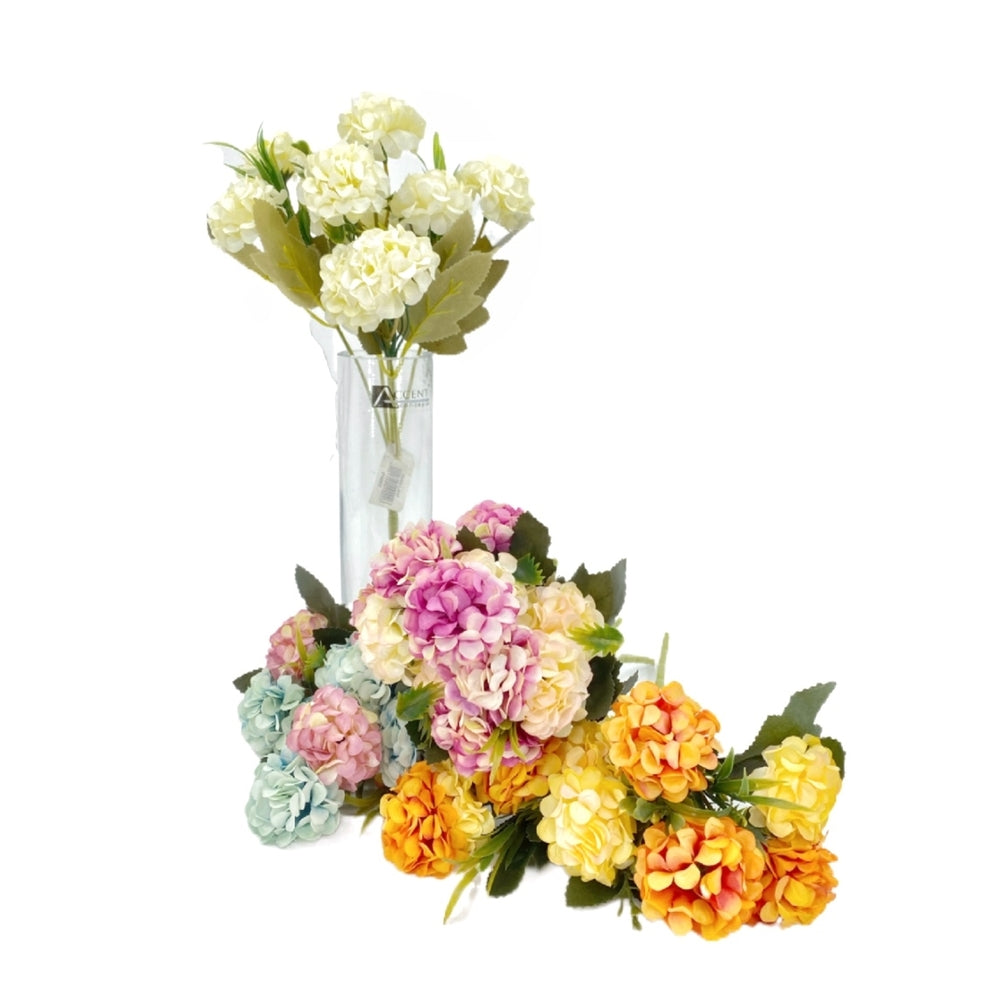 bulk 36 Artificial Hydrangea 10 Heads Assorted 28cm V637-AFL32421