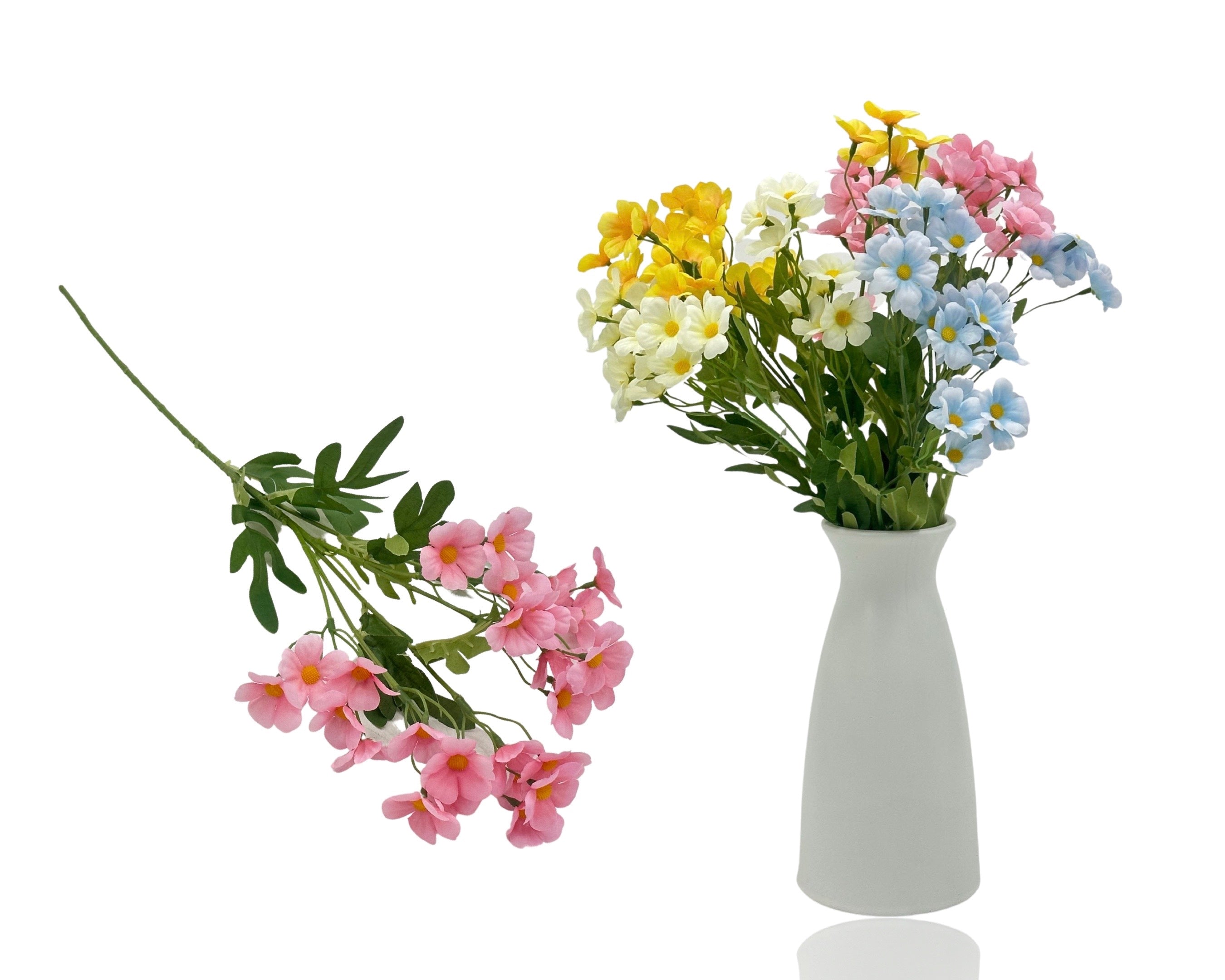 bulk 24 Artificail Flower Spray 4 Assorted 15x53cm V637-AFL35151