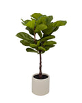 Artificial Real Touch Fiddleleaf Tree 100cm V637-AFL35441