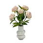 Artificial Peony in Ceramic Pot 49cm V637-AFL36461