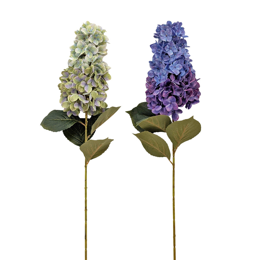 bulk 12 Artificial Hydrangea Stem 2 Asst 83cm V637-AFL38741