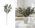 bulk 12 Artificial Olive Leaves Spray 7 Branches 80cm V637-AFL38840