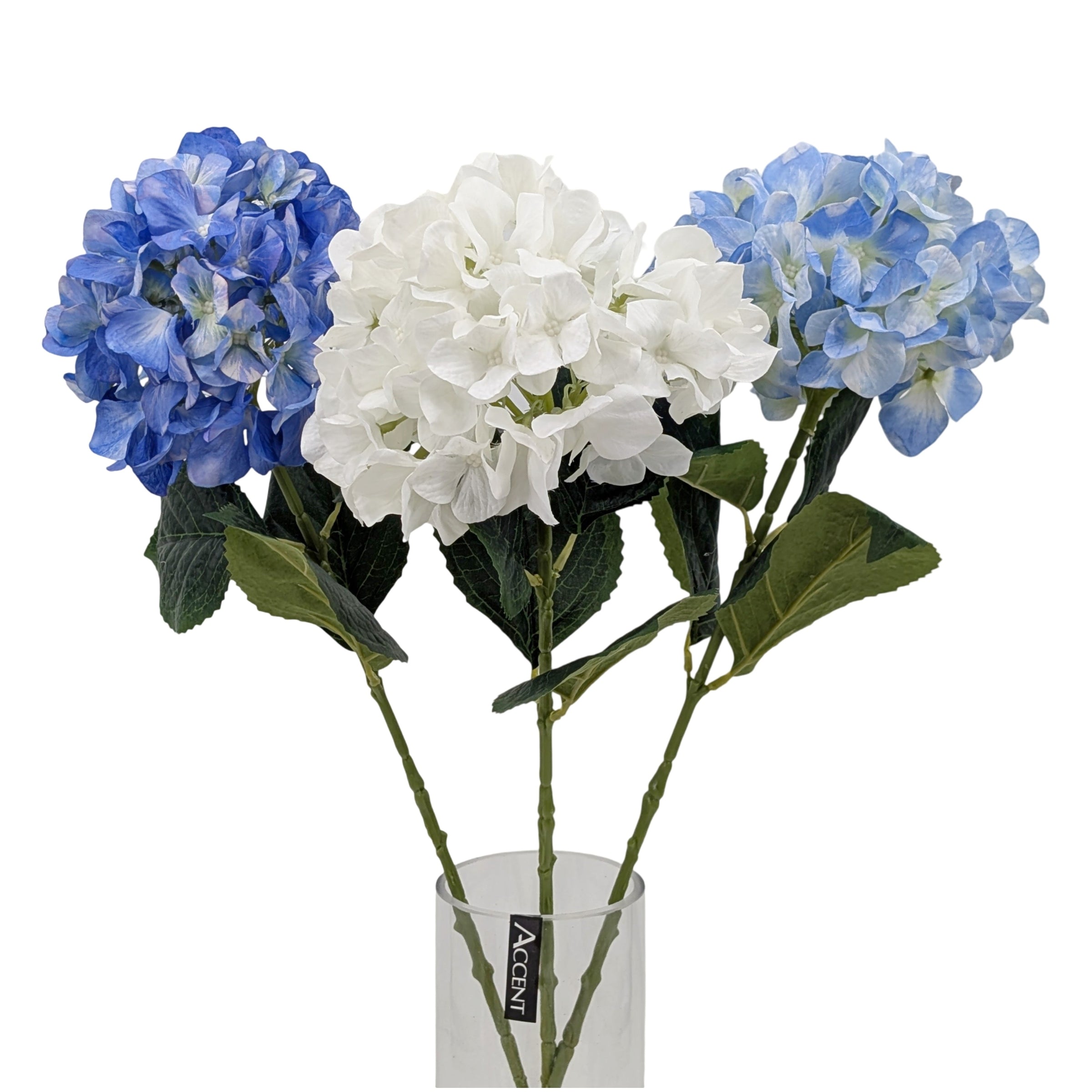 bulk 24 Artificail Hydrangea Stem 3 Asst 67cm V637-AFL38888