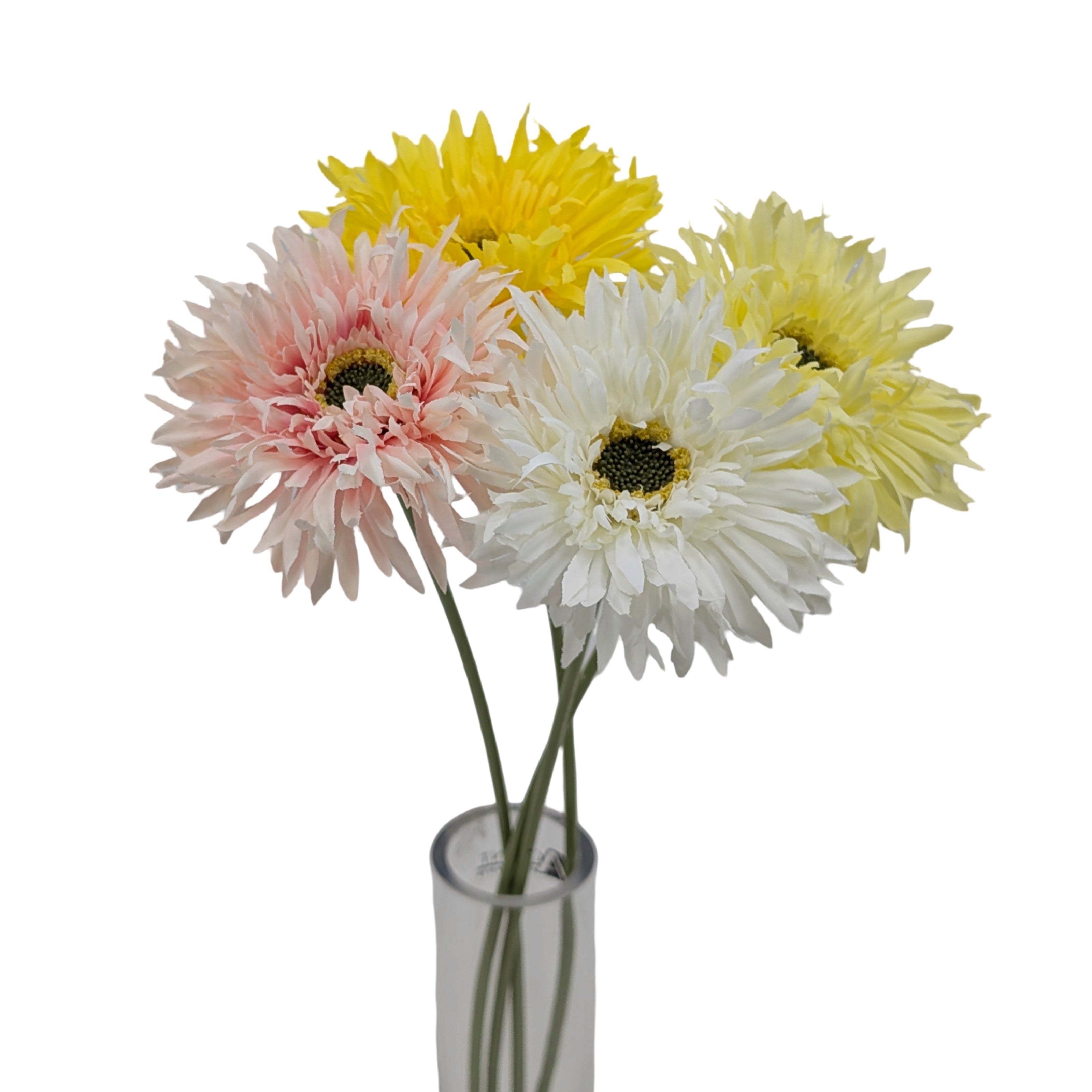 bulk 36 Artificial Daisy Single Stem 4 Asst 43cm V637-AFL38889