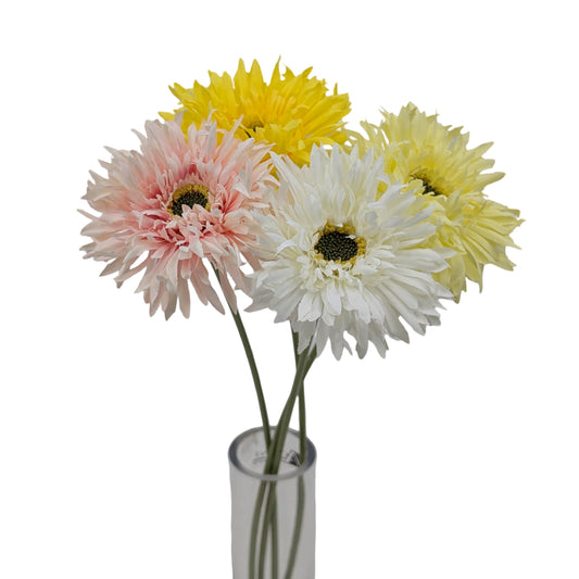 bulk 36 Artificial Daisy Single Stem 4 Asst 43cm V637-AFL38889