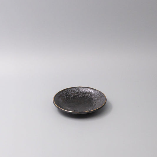 Plate 13cm Black Pearl Glaze V637-C0001