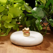 Okimono Gold Maneki Neko V637-C0014