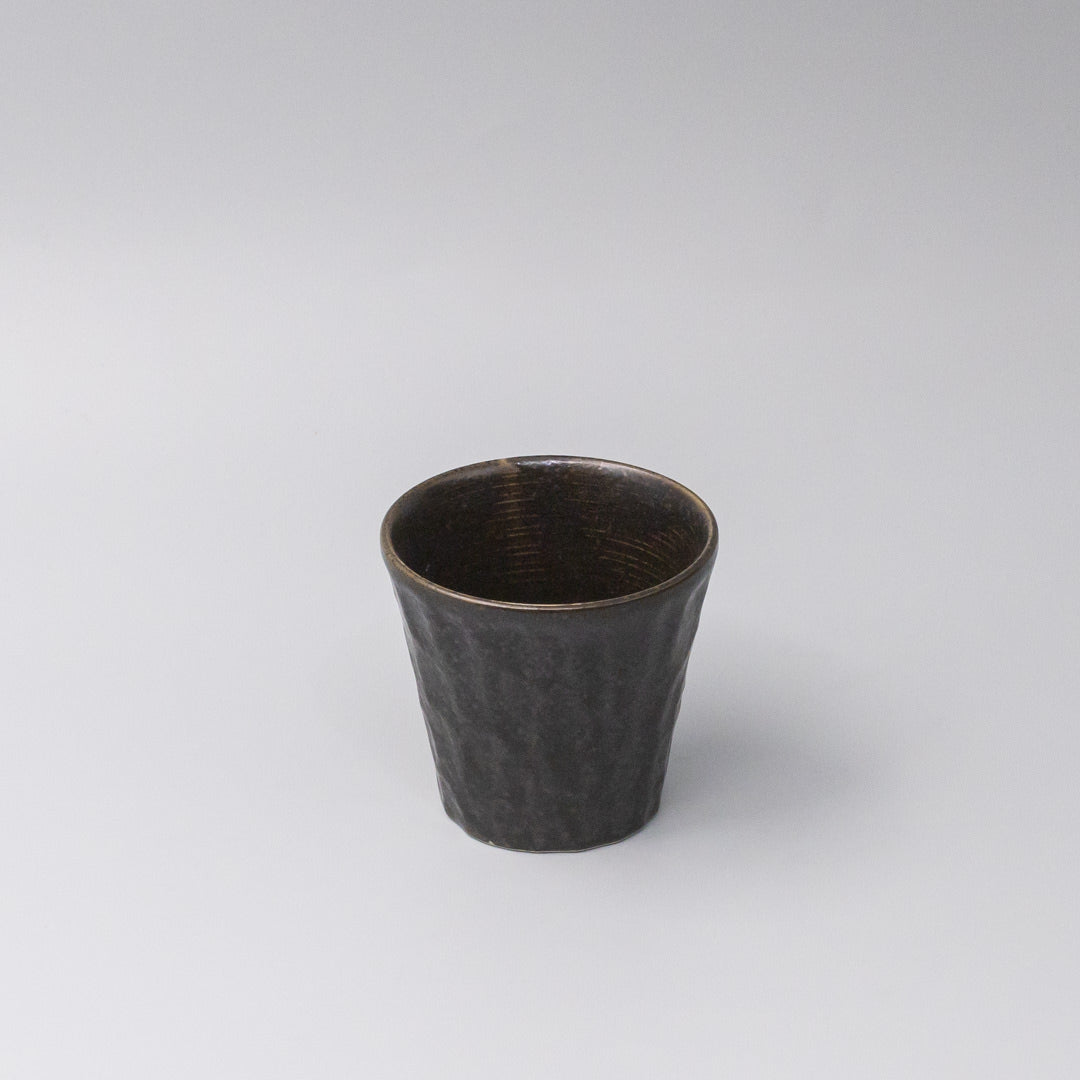 Cup Sho Chu 250ml Black Irabo Glaze V637-C0019