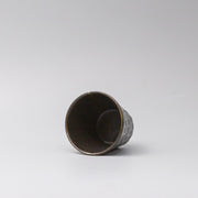 Cup Sho Chu 250ml Black Irabo Glaze V637-C0019