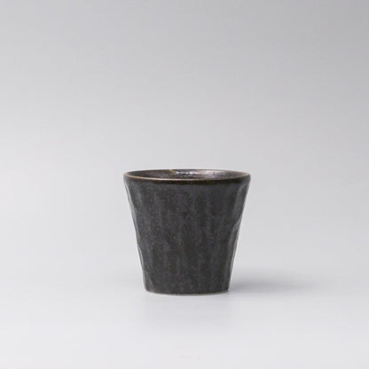 Cup Sho Chu 250ml Black Irabo Glaze V637-C0019