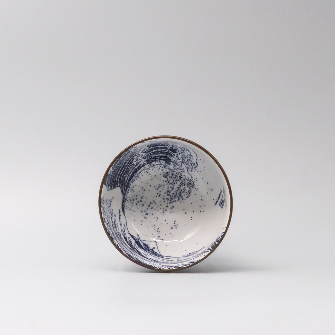 Bowl U Shaped 12.5cm Hokusai Fuji Design V637-C0021
