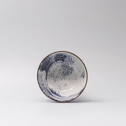 Bowl U Shaped 12.5cm Hokusai Fuji Design V637-C0021