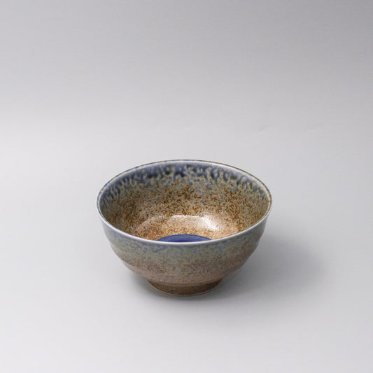 Bowl 17cm Earth & Sky Glaze with Blue pool V637-C0023