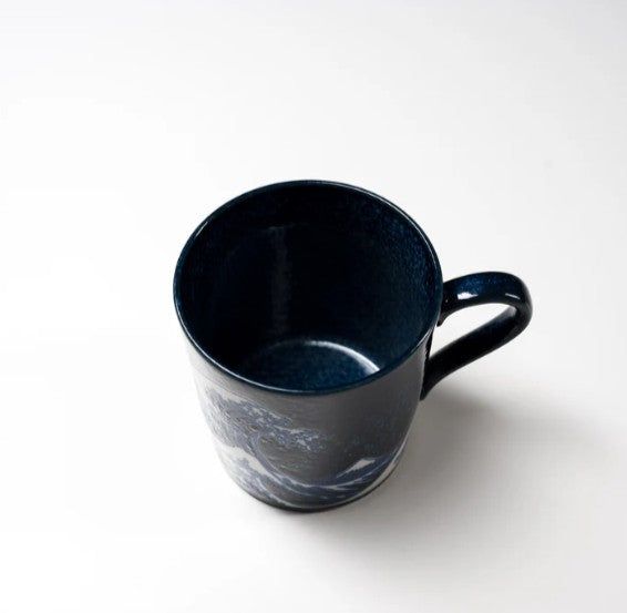 Mug with Handle 300ml Great Wave Design V637-C0027