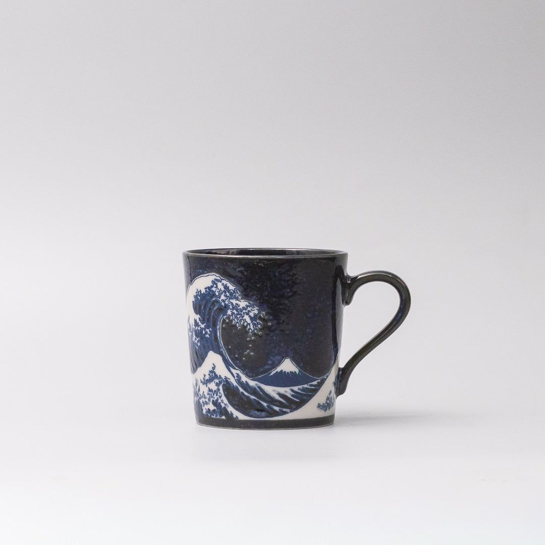 Mug with Handle 300ml Great Wave Design V637-C0027