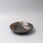 Pasta Bowl Flat 23cm Bronze Brushstroke Glaze V637-C0028