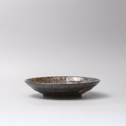 Pasta Bowl Flat 23cm Bronze Brushstroke Glaze V637-C0028