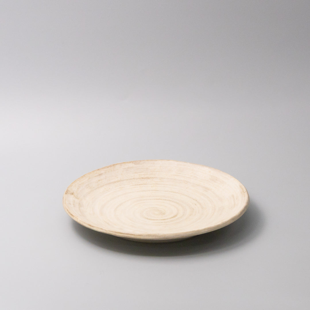 Thick Edge Plate 25cm Washed Sandstone V637-C0061