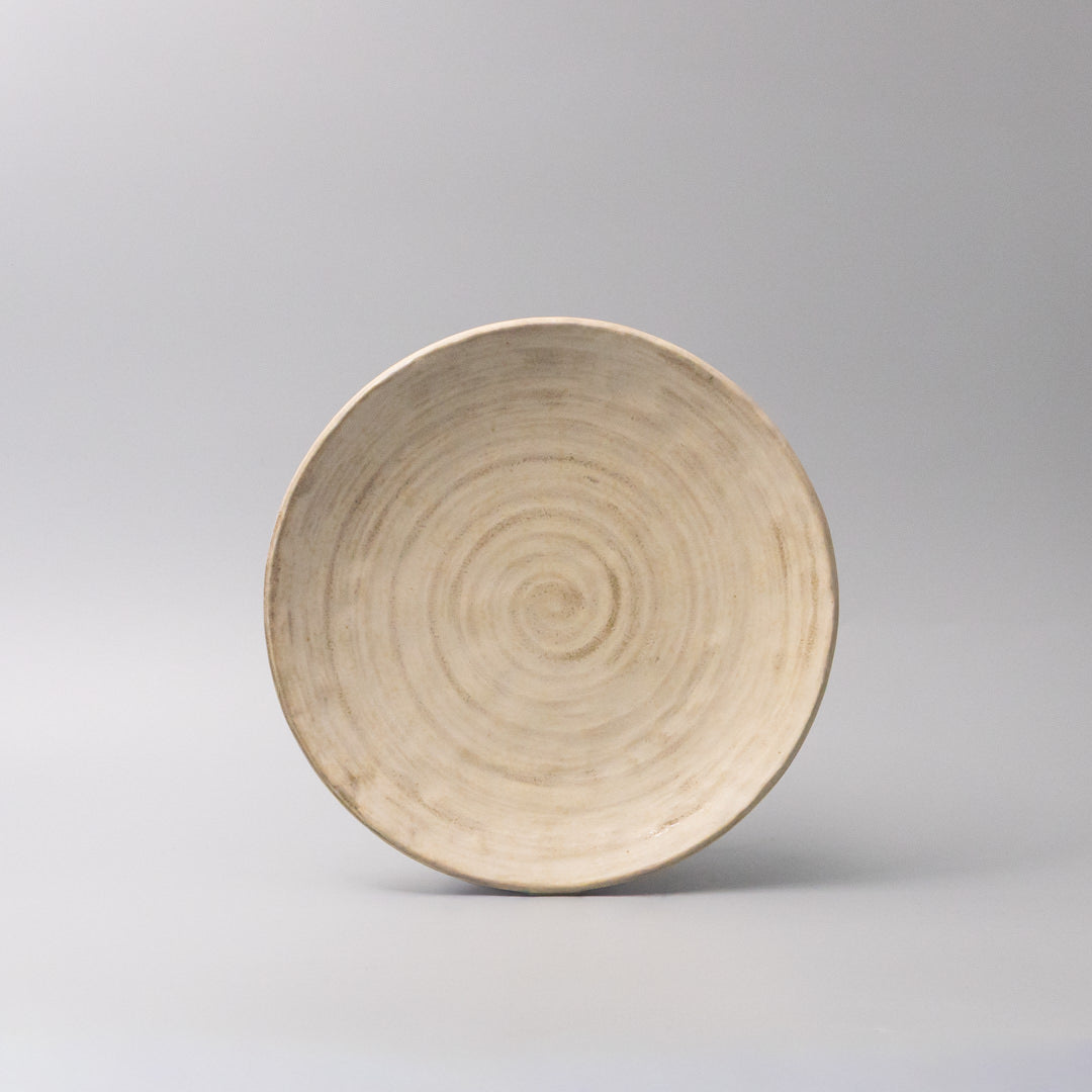 Thick Edge Plate 25cm Washed Sandstone V637-C0061