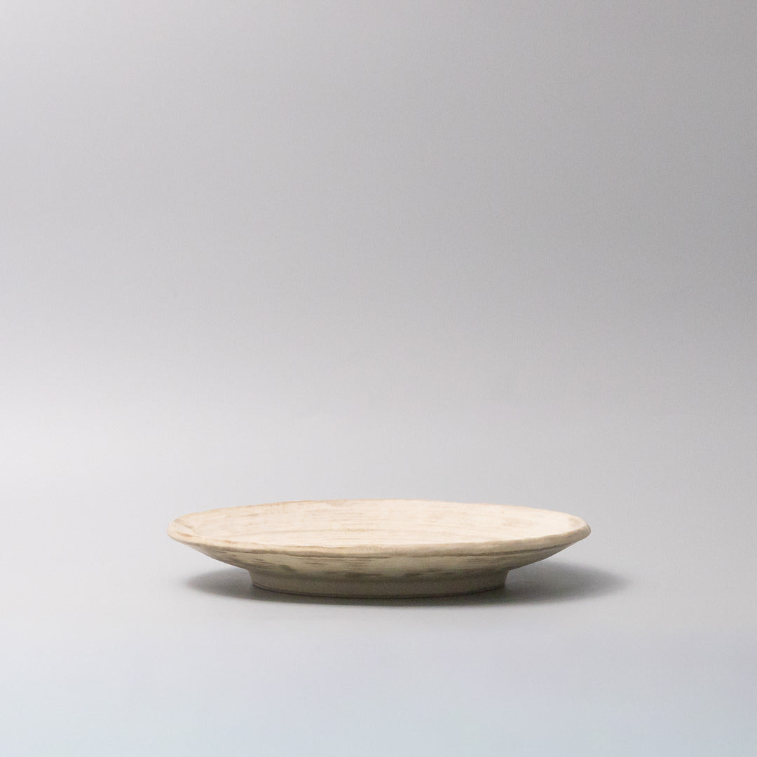 Thick Edge Plate 25cm Washed Sandstone V637-C0061