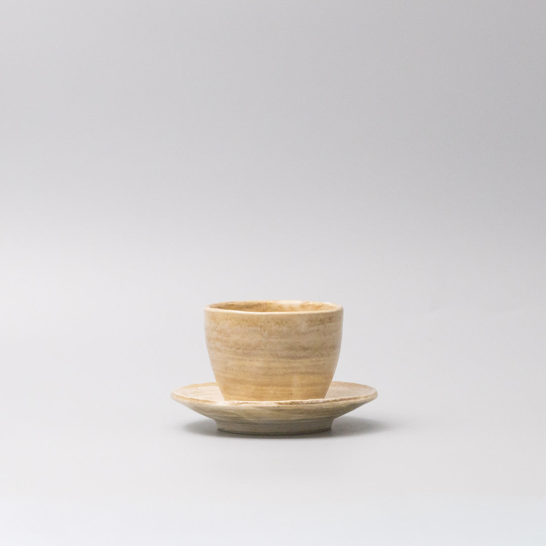 Saucer 13cm Washed Sandstone V637-C0065