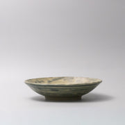 Open Shallow Bowl 24cm Washed Fern V637-C0070