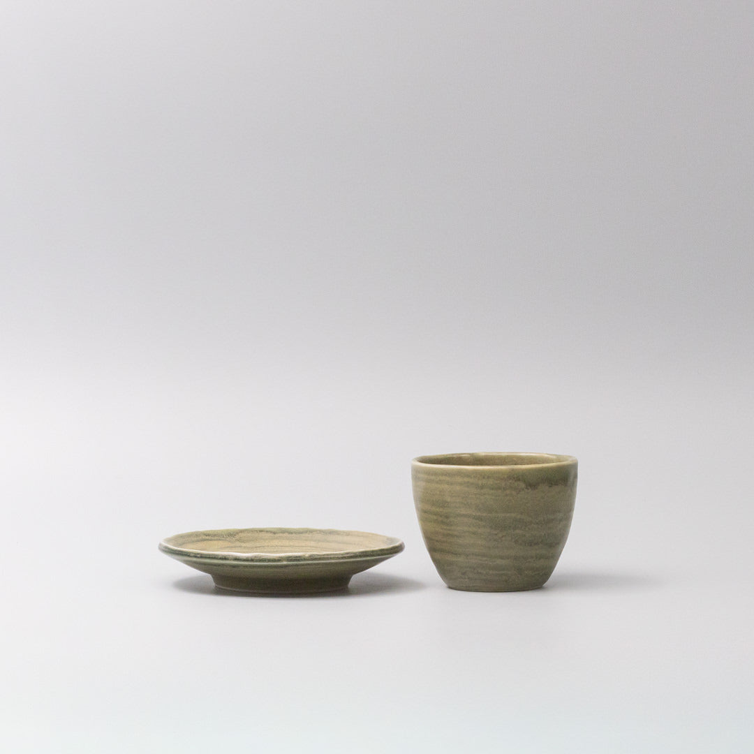 Saucer 14cm Washed Fern V637-C0077