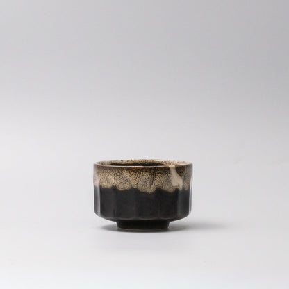 Matcha Tea bowl 11cm Espresso Fade Foam Glaze V637-C0081