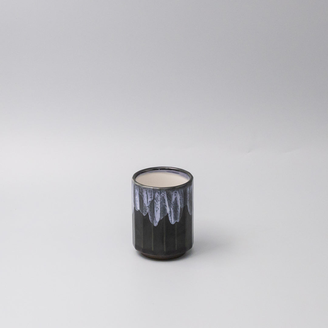 Mug Omomi 8cm 280ml Forest White Drip glaze V637-C0083
