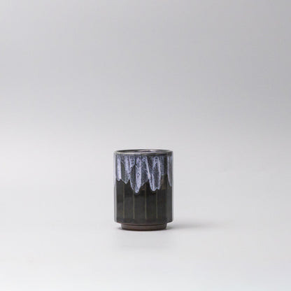 Mug Omomi 8cm 280ml Forest White Drip glaze V637-C0083