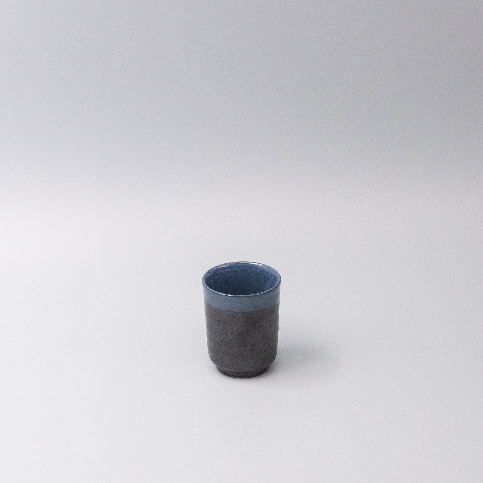 Mug 170ml Blue & Black Glaze V637-C0086