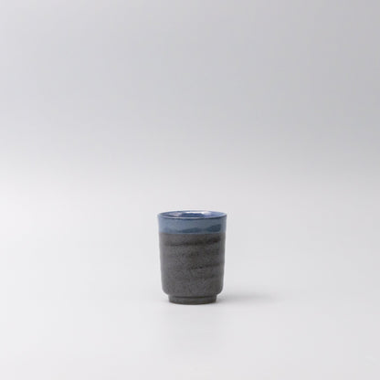Mug 170ml Blue & Black Glaze V637-C0086