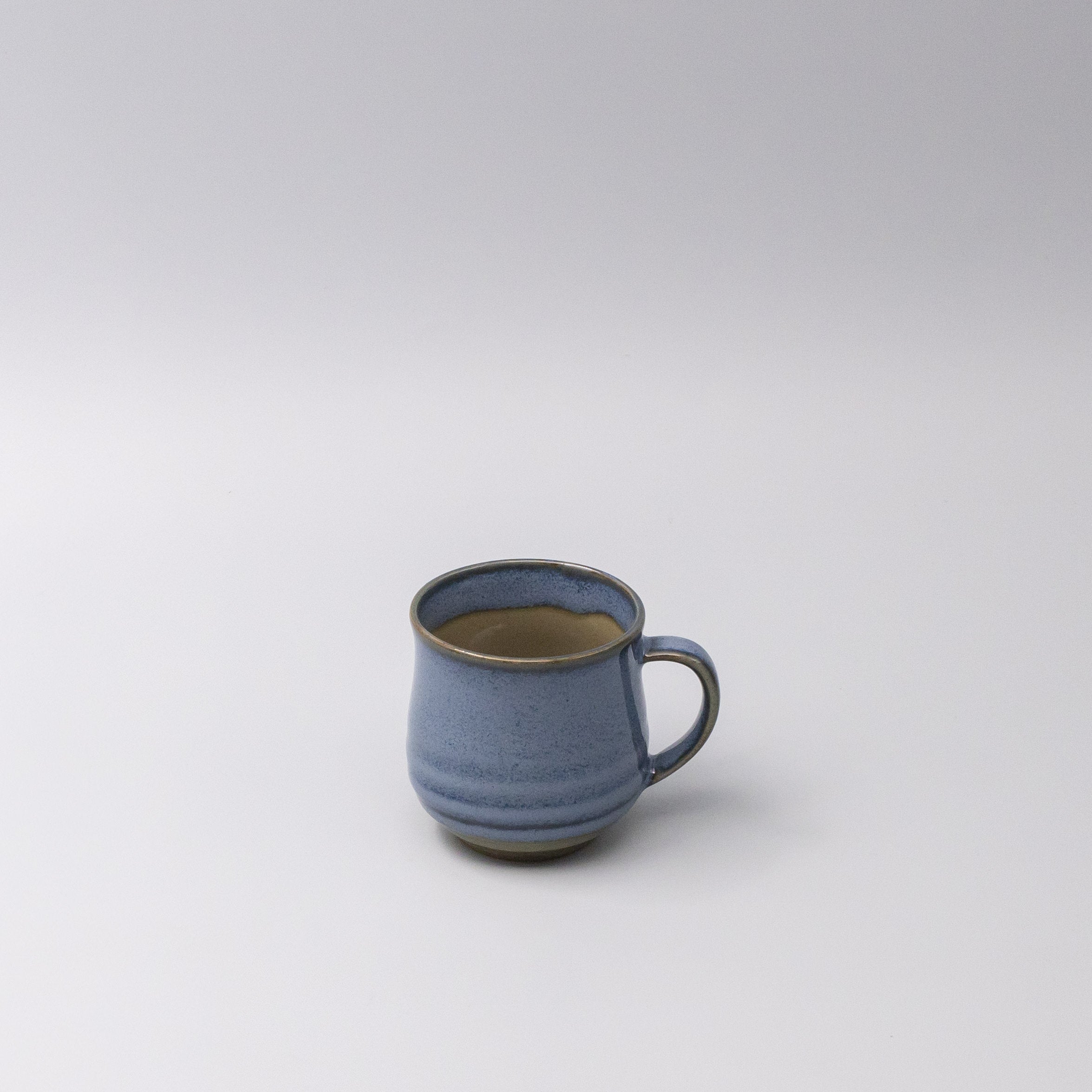 Mug with Handle 230ml Blue Glaze V637-C0092