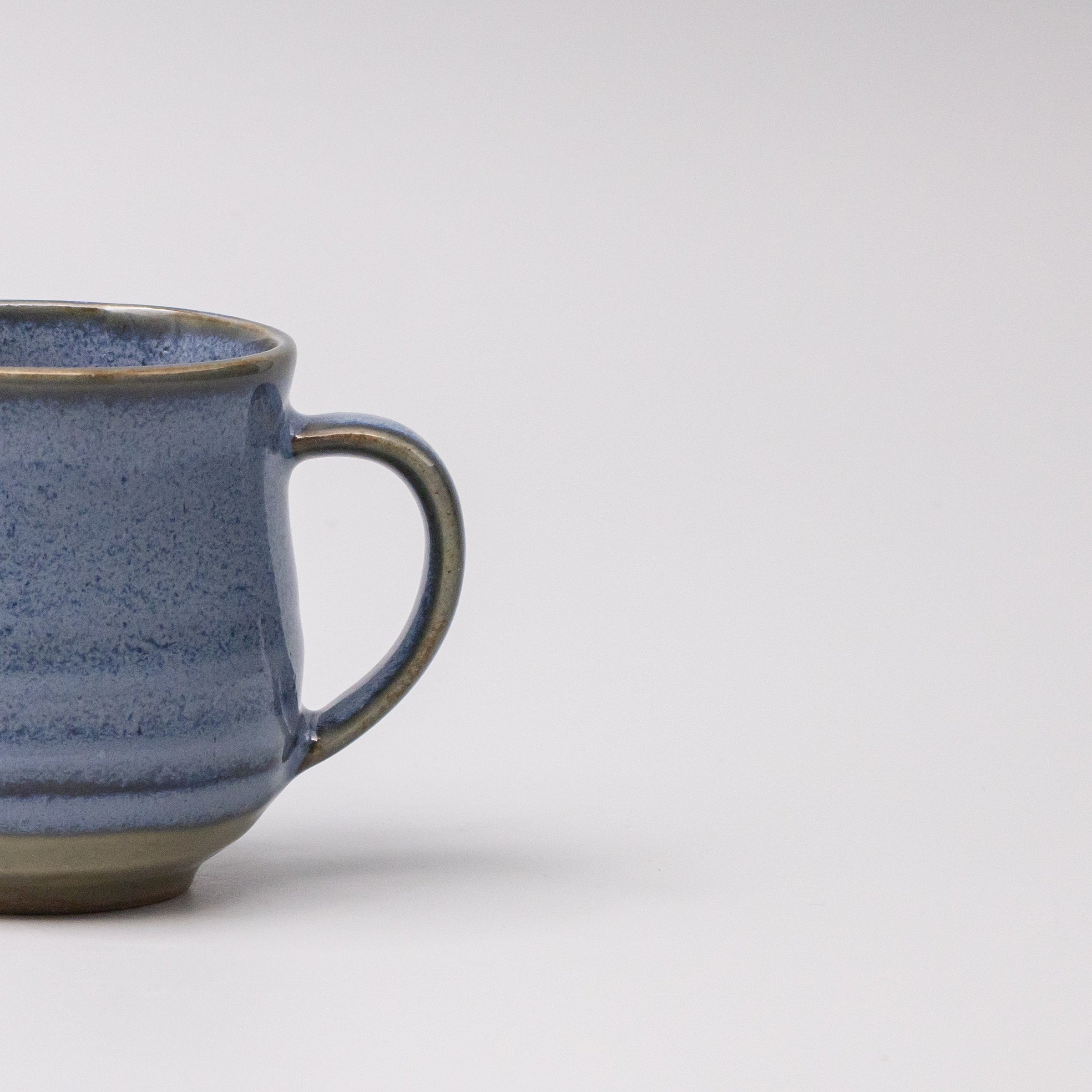 Mug with Handle 230ml Blue Glaze V637-C0092