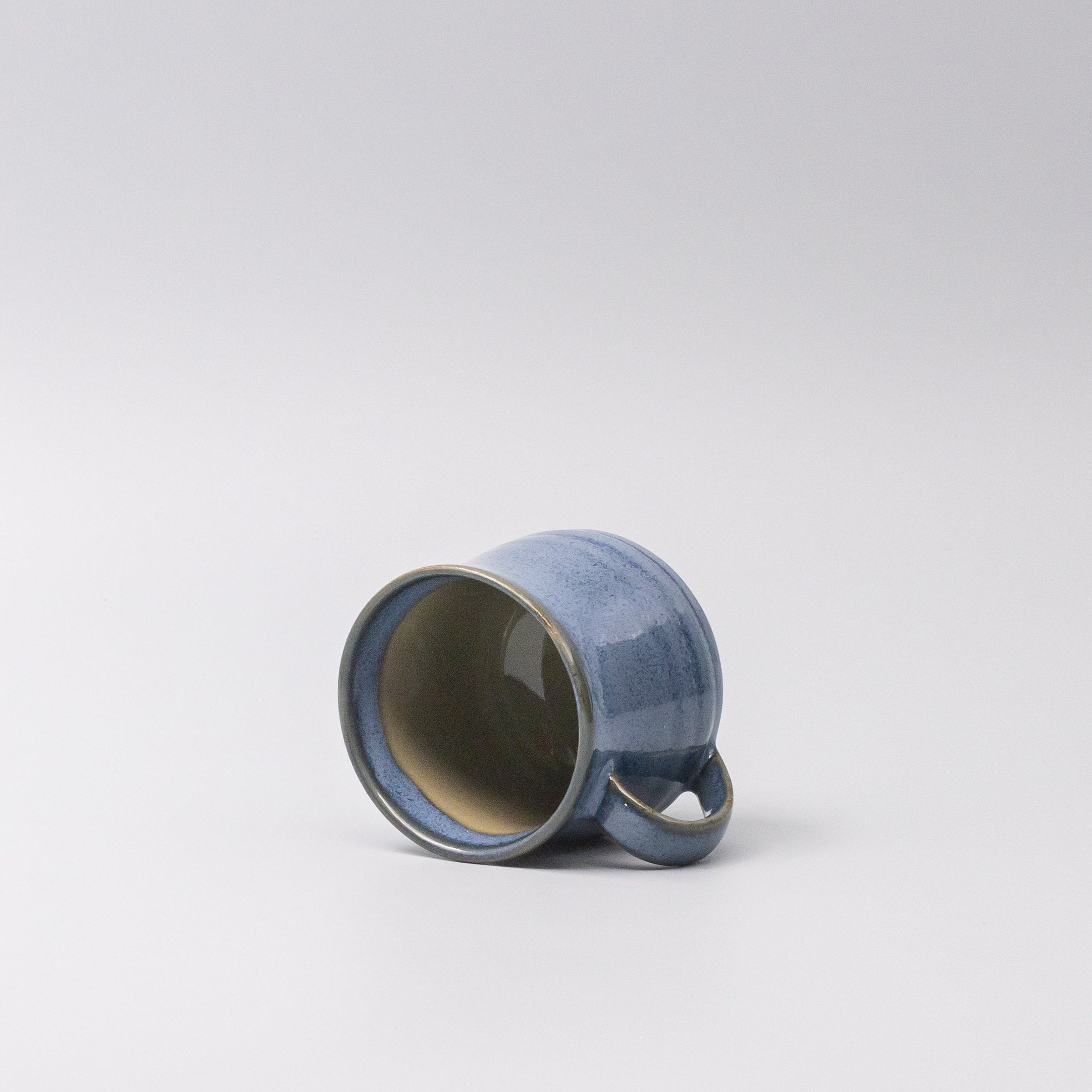 Mug with Handle 230ml Blue Glaze V637-C0092