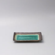 Plate Rectangular 22x14cm Jade Glaze V637-C0116